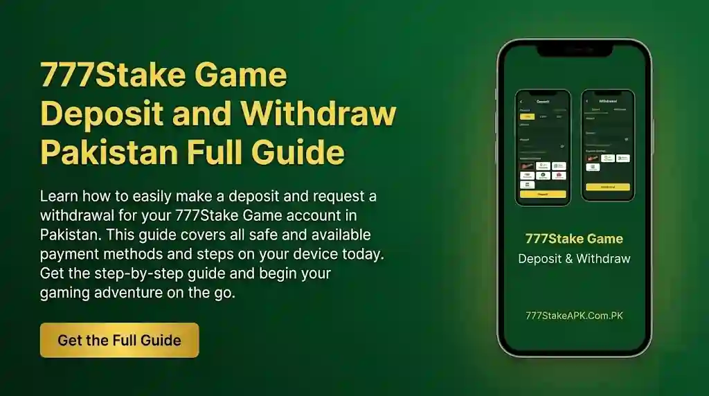 777Stake Game Deposit and Withdraw