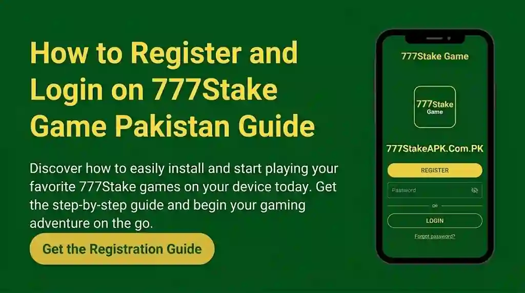 How to Register and Login on 777Stake Game